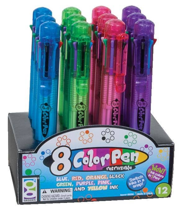 Geddes - 8 Color Pen 12/Ds