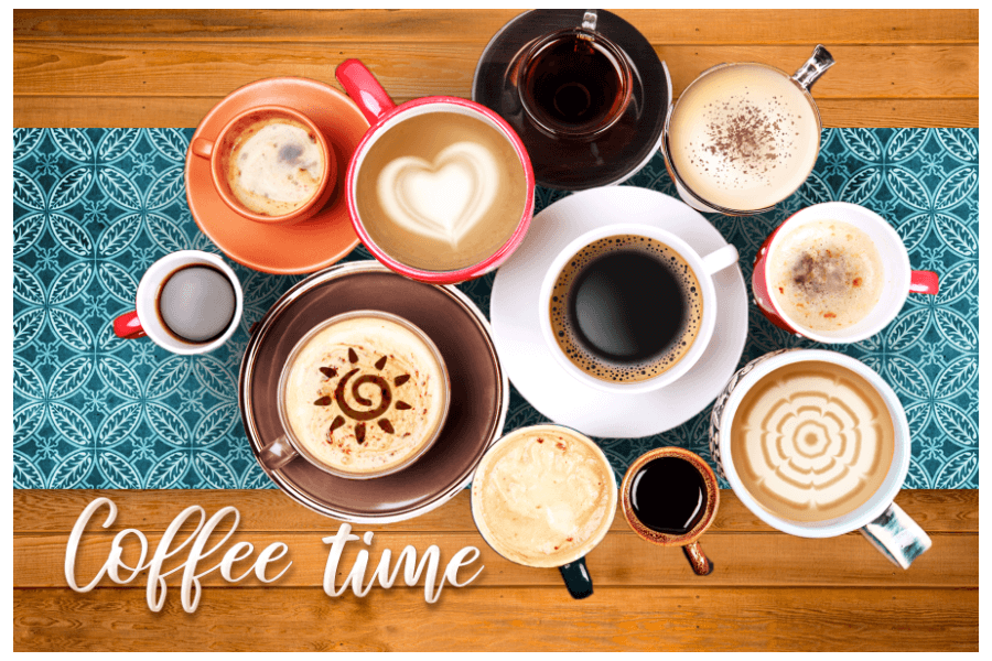 Micro Puzzles - Coffee Mini Jigsaw Puzzle - Mug Table Latte tea Impulse buy