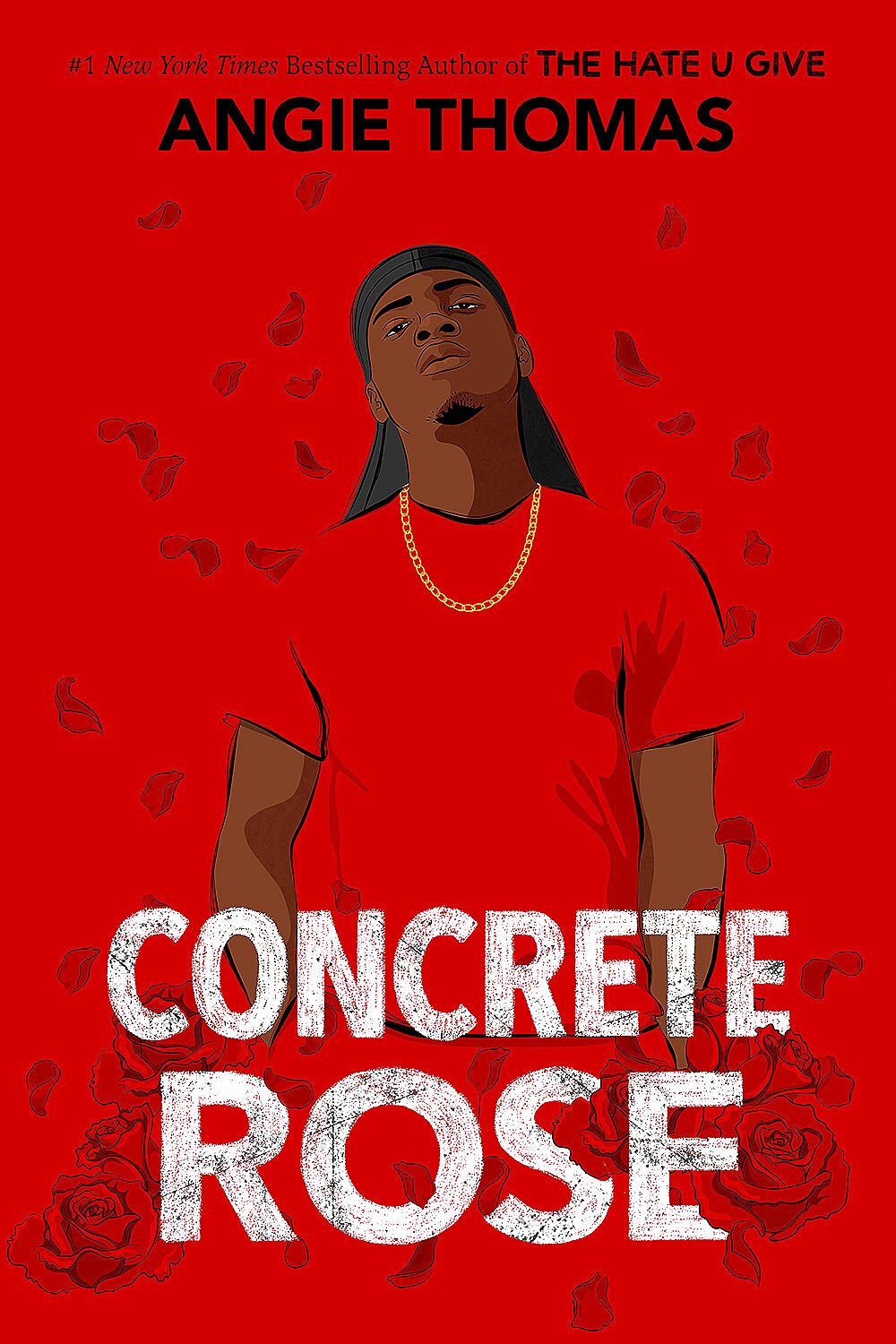 Concrete Rose by Angie Thomas (Thorndike Press Large Print)