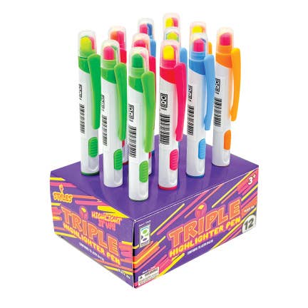 Geddes - TRIPLE HIGHLIGHTER PEN 12/DSP