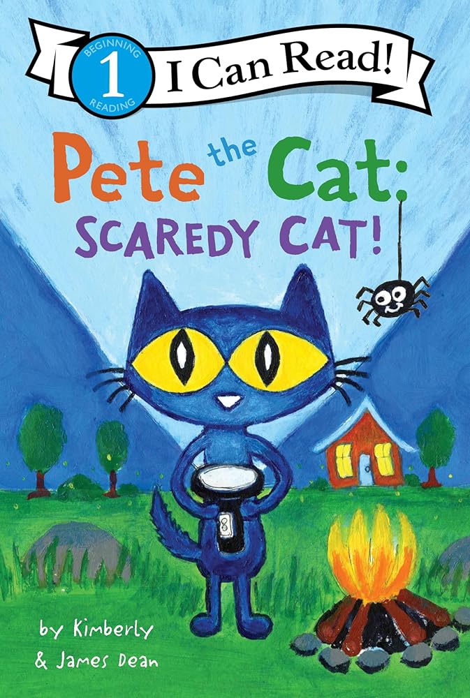 Pete the Cat: Scaredy Cat!: A Halloween Book for Kids (I Can Read Level 1) cover image
