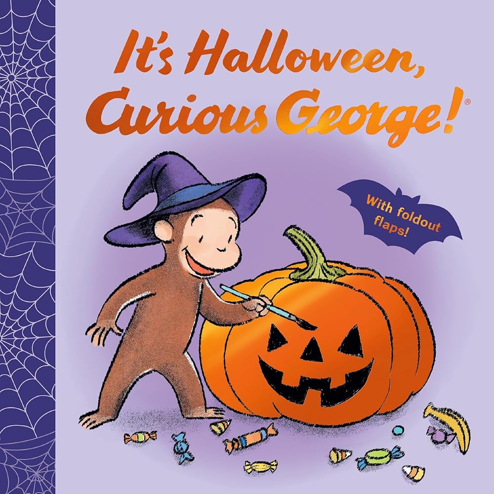 It’s Halloween, Curious George!: Includes 7 Fold Out Flaps for Interactive Fun cover image