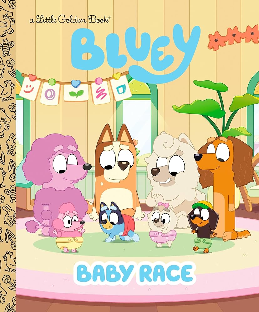 Baby Race (Bluey) (Little Golden Book) cover image
