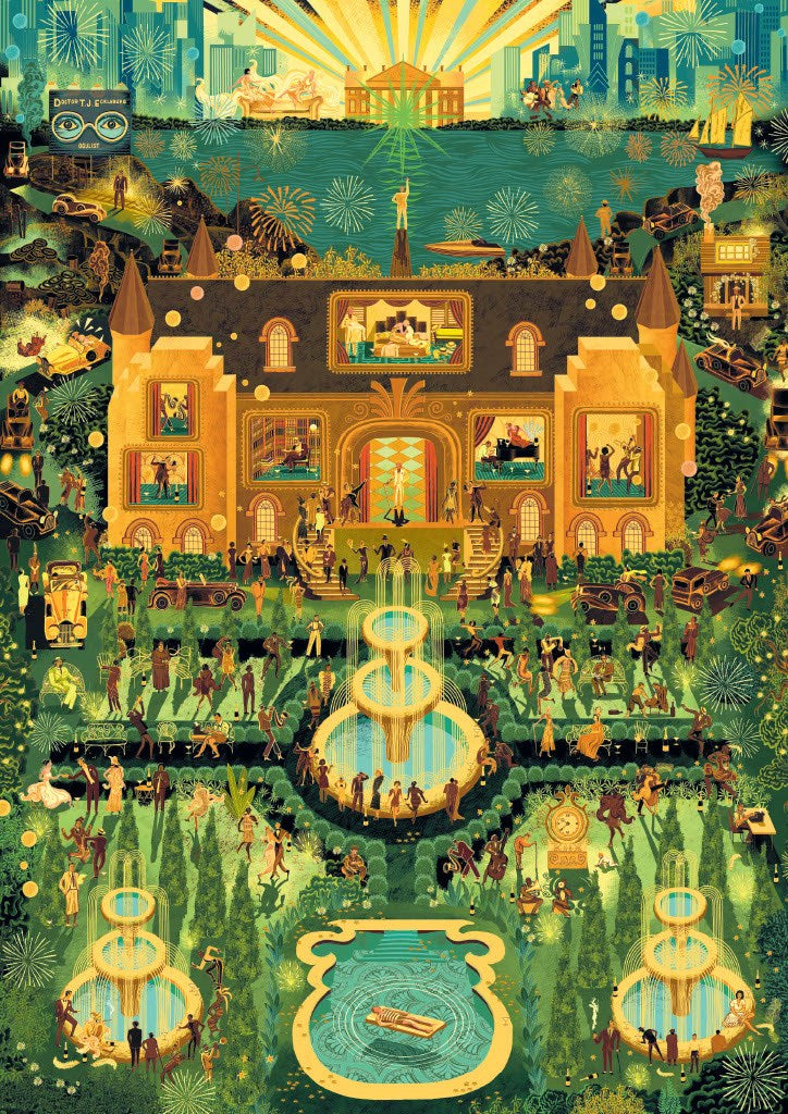 The World of The Great Gatsby 1000 Piece Puzzle : A jigsaw by Adam Simpson