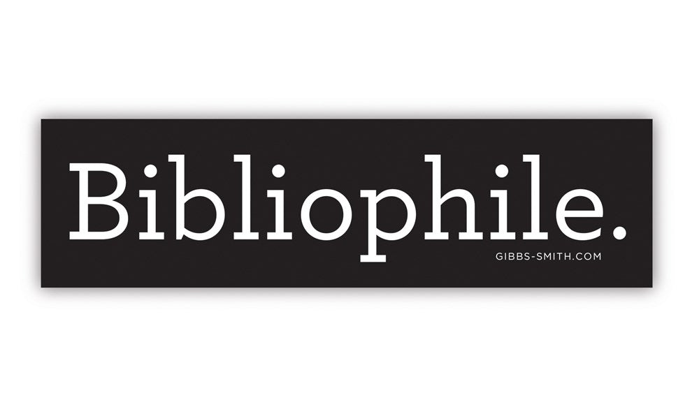 Bibliophile Vinyl Sticker