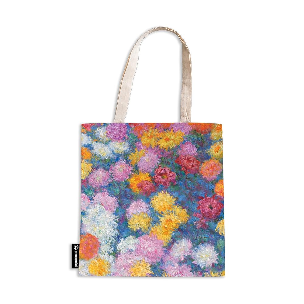 Monet's Chrysanthemums Canvas Bag by Paperblanks (Monet's Chrysanthemums): Monet's Chrysanthemums Monet's Chrysanthemums Canv cover image