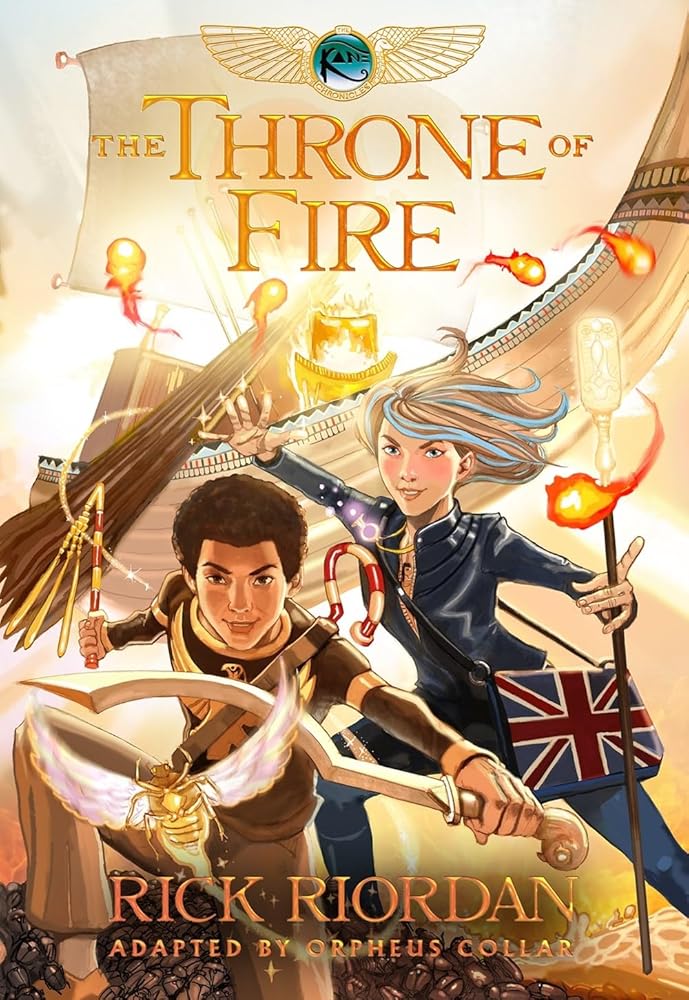 The Throne of Fire (Kane ), The Graphic Novel cover image