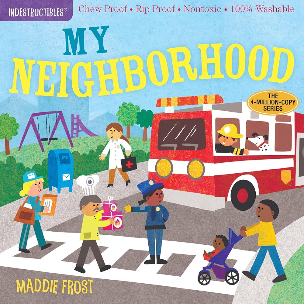 Indestructibles: My Neighborhood: Chew Proof · Rip Proof · Nontoxic · 100% Washable (Book for Babies, Newborn Books, Safe to Chew) cover image