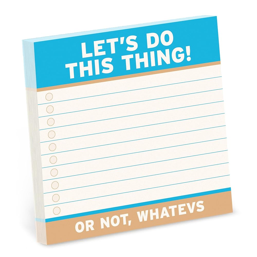 Let’s Do This Thing Real Big Stickies (Knock Knock Sticky Notes (4x4)) cover image
