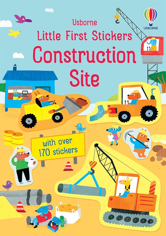 Little First Stickers Construction Site cover image