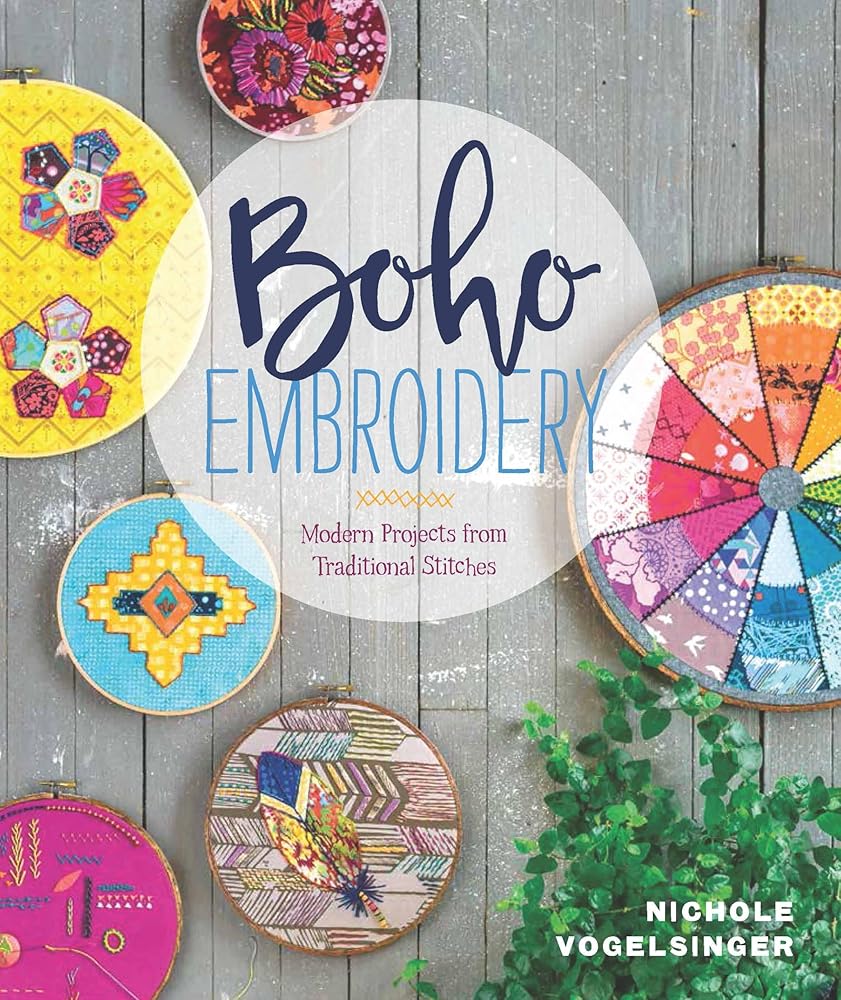 Boho Embroidery: Modern Projects from Traditional Stitches cover image