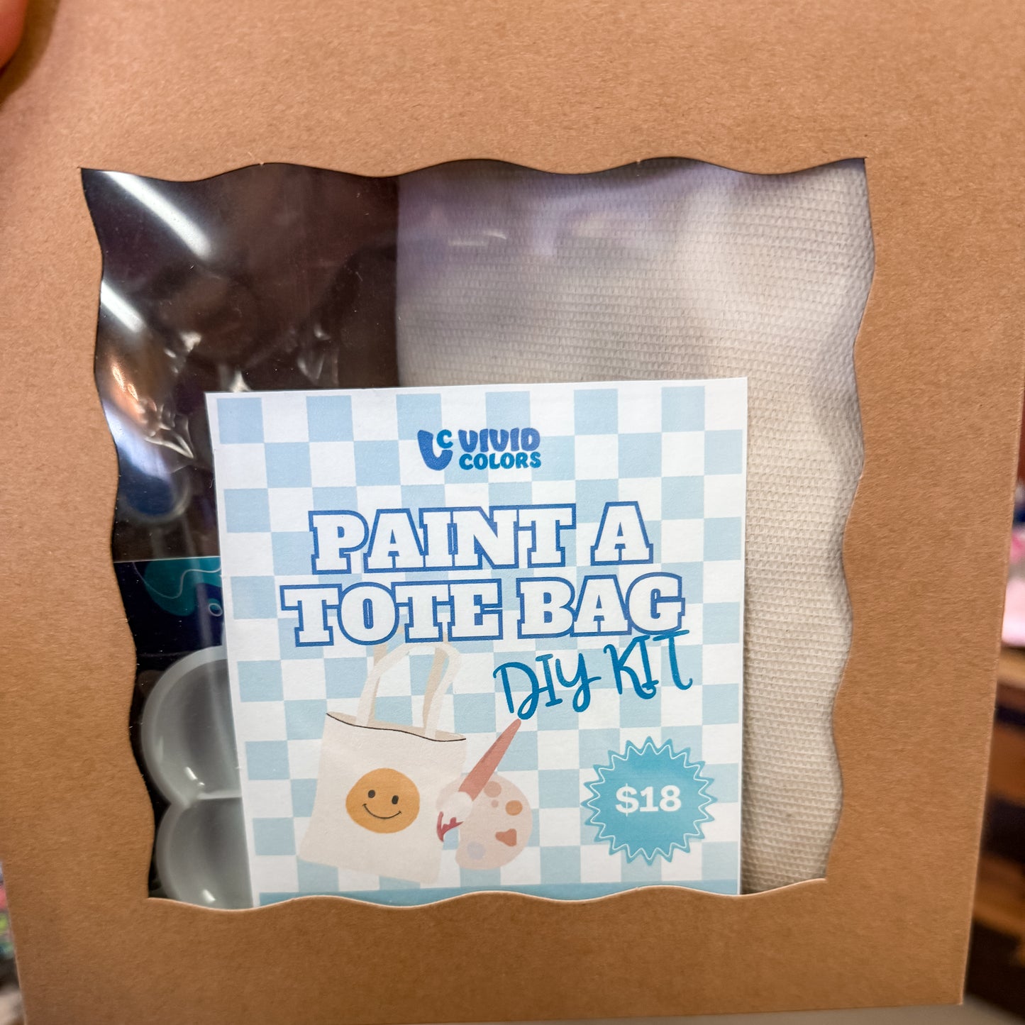 Vivid Colors: Paint a Totebag DIY Kit (Consignment)