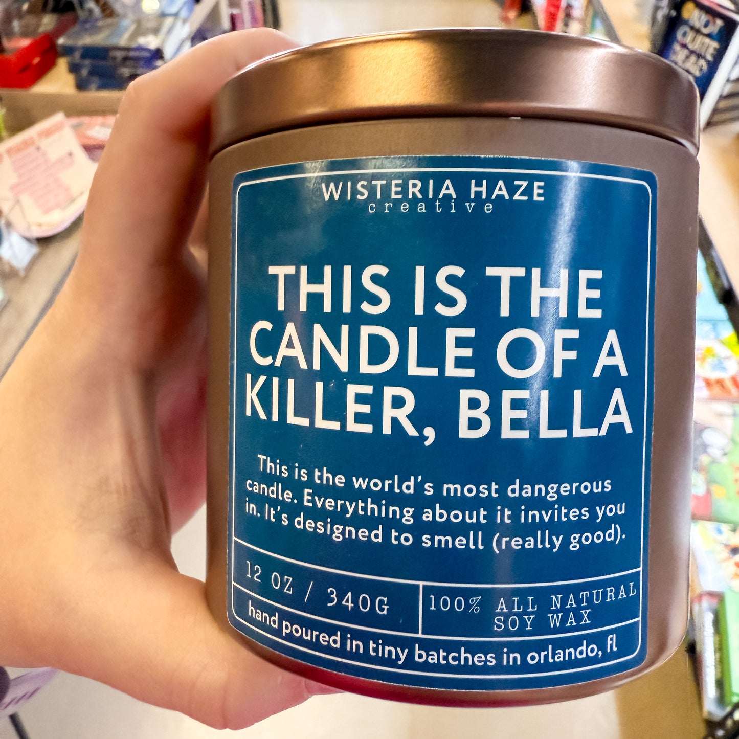 Wisteria Haze: This is the Candle of a Killer Bella 12 Oz Candle