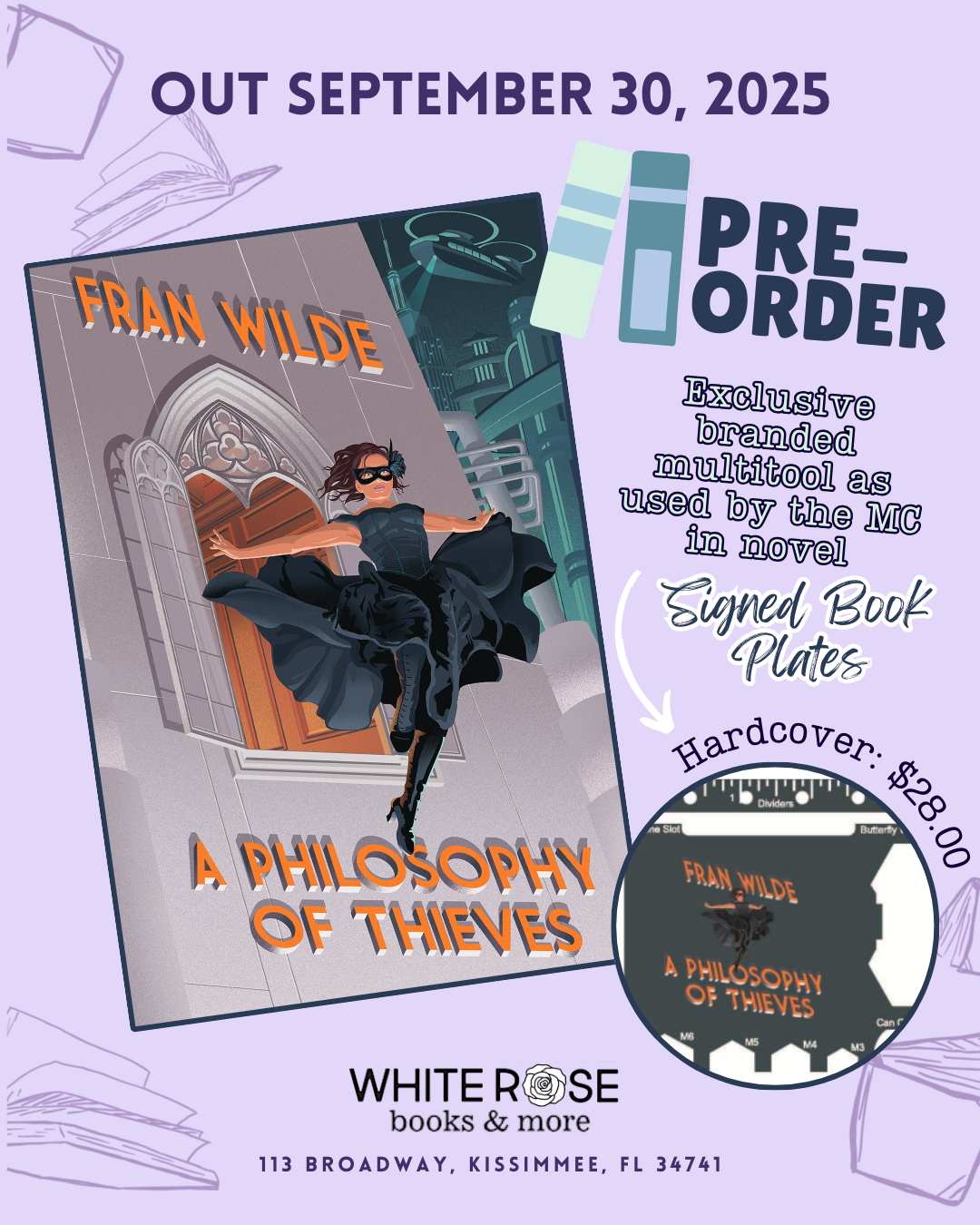 PRE-ORDER: A Philosophy of Thieves (The Canarvier Files) by Fran Wilde