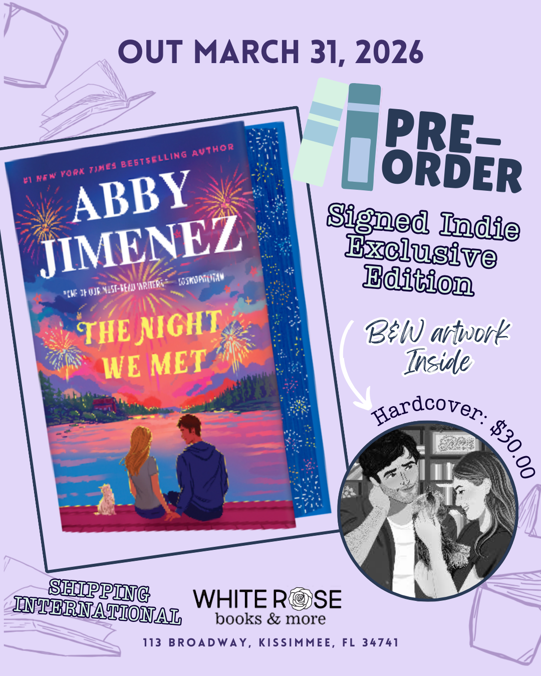 Pre-Order: The Night We Met (Deluxe Edition) by Abby Jimenez (INDIE EXCLUSIVE SIGNED)