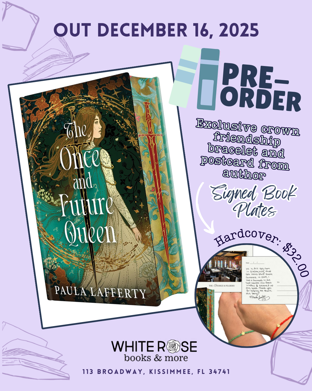 PRE- ORDER :The Once and Future Queen - Deluxe Limited Edition (The Lives of Guinevere) by Paula Lafferty