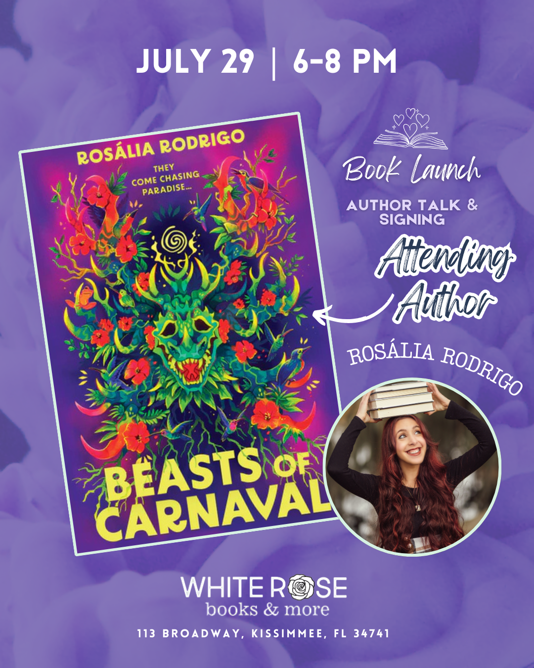 PREORDER: SIGNED COPY Beasts of Carnaval: A Lush Historical Fantasy of Indigenous Mythology, Rebellion and Healing Amid Colonial Oppression by Rosália Rodrigo