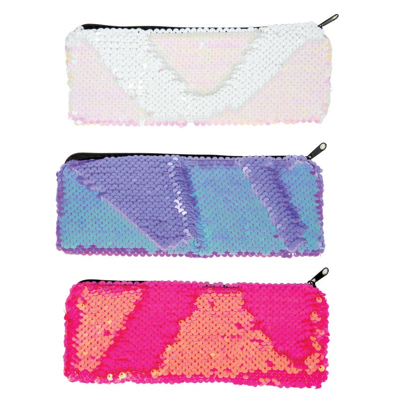 Geddes: NEON MERMAID SCALES PENCIL POUCH