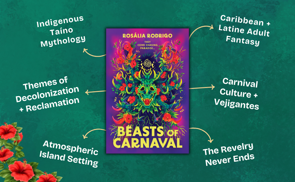 PREORDER: SIGNED COPY Beasts of Carnaval: A Lush Historical Fantasy of Indigenous Mythology, Rebellion and Healing Amid Colonial Oppression by Rosália Rodrigo