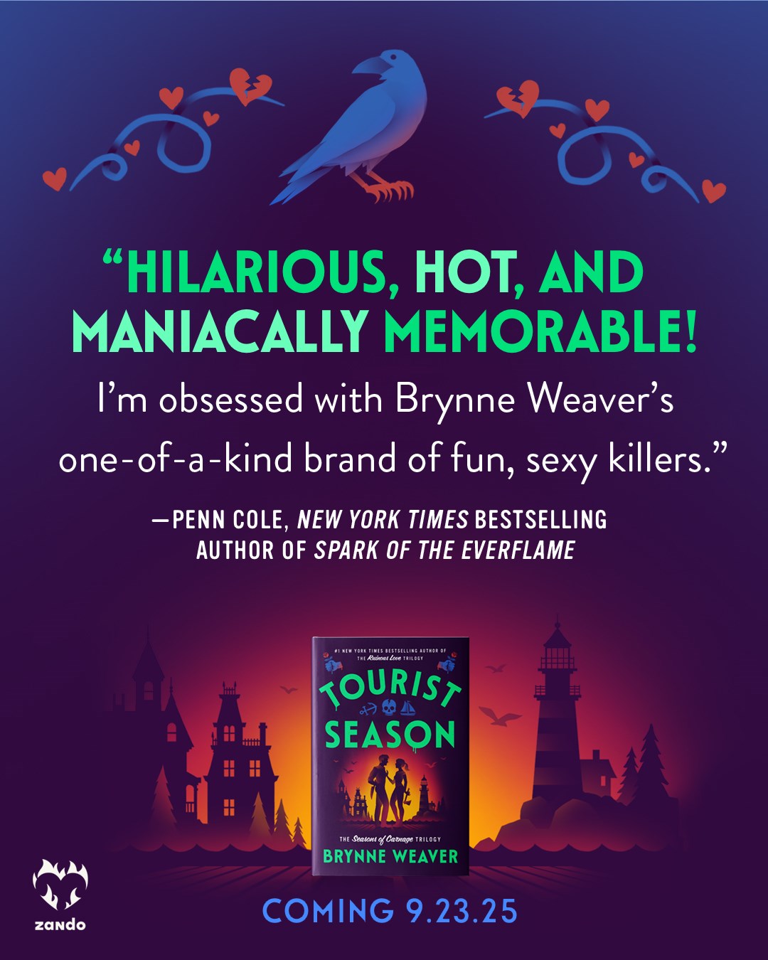 PREORDER: Tourist Season: The Seasons of Carnage Trilogy by Brynne Weaver