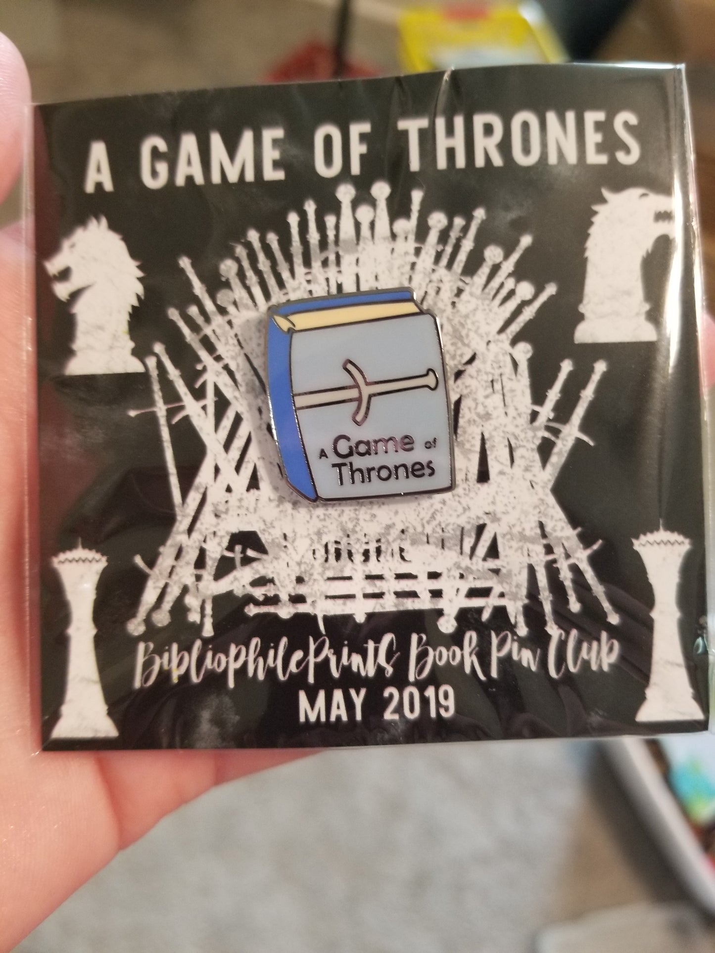 May Pin Club Leftover GoT Book Enamel Pin