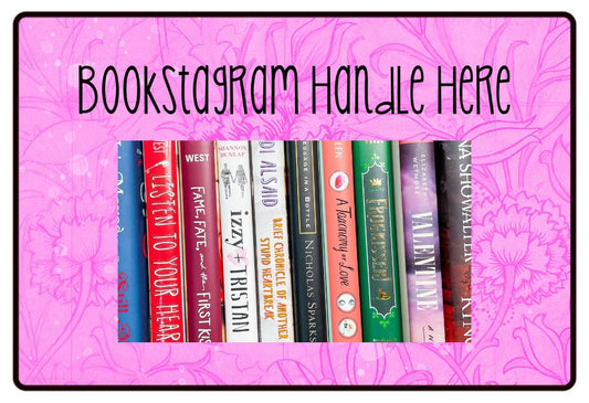 Customizable Bookstagram Desk Mat / Mouse Pad