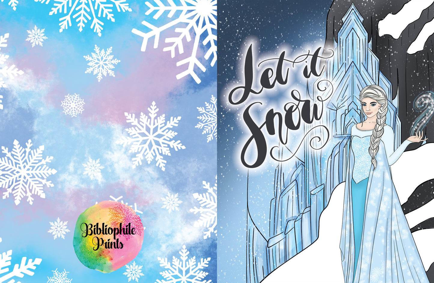 Winter Princess Greeting Card