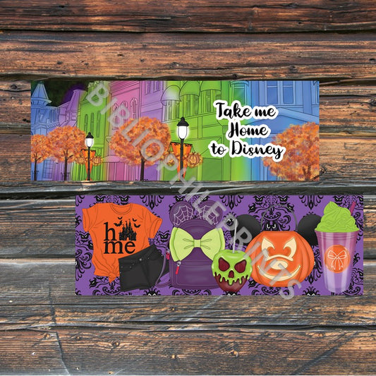 Halloween in a Magic Park Double Sided Bookmark