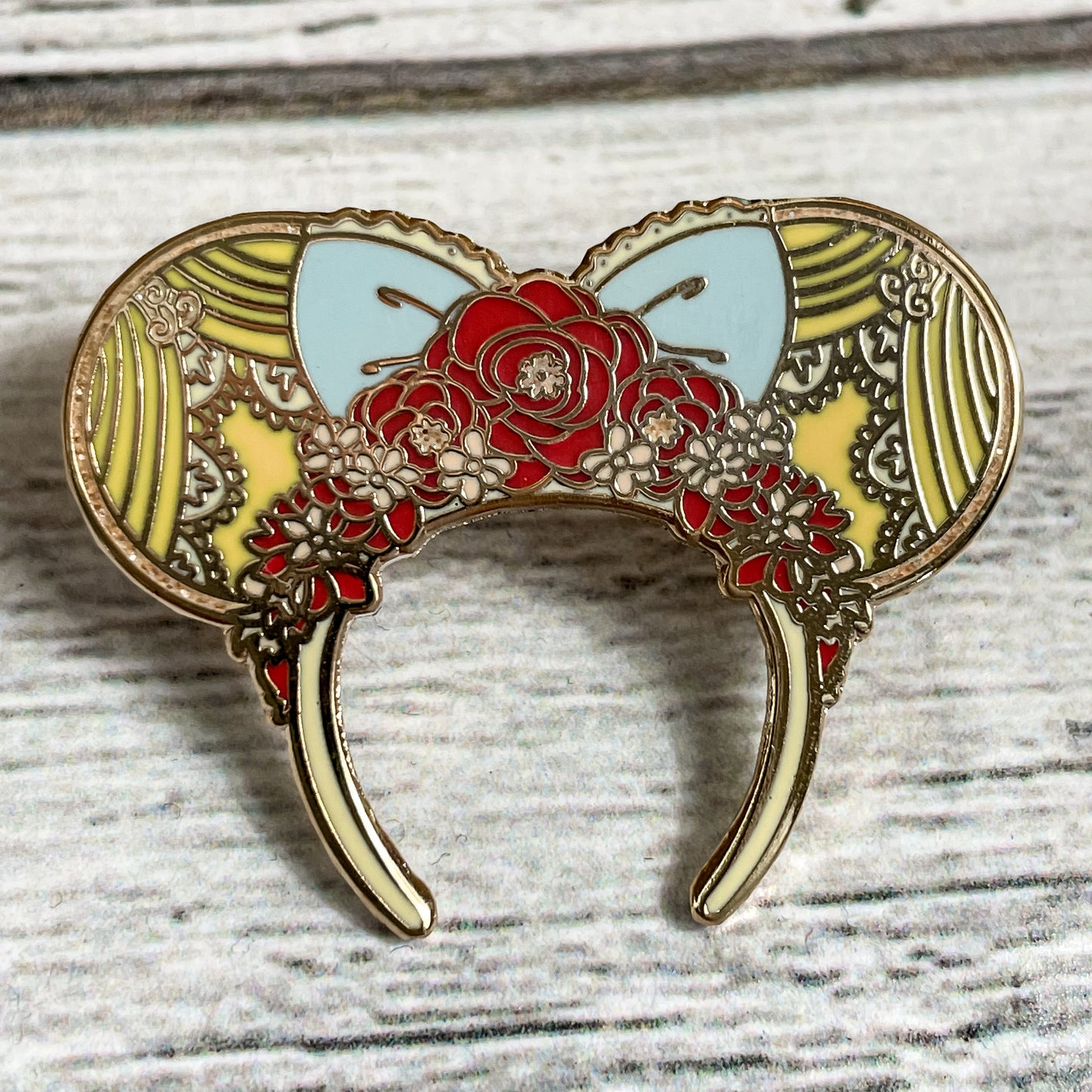 Magical Mouse Ear Set Enamel Pins - Bookish Princess Inspired!