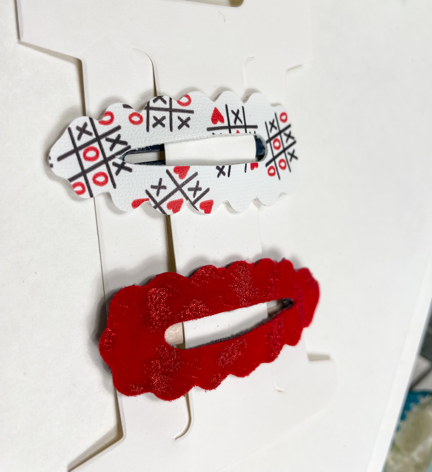 Valentine's Day Hair Clip Snap Clip Sets | Handmade Hair Accessories | Valentine's Inspired Hair Clips