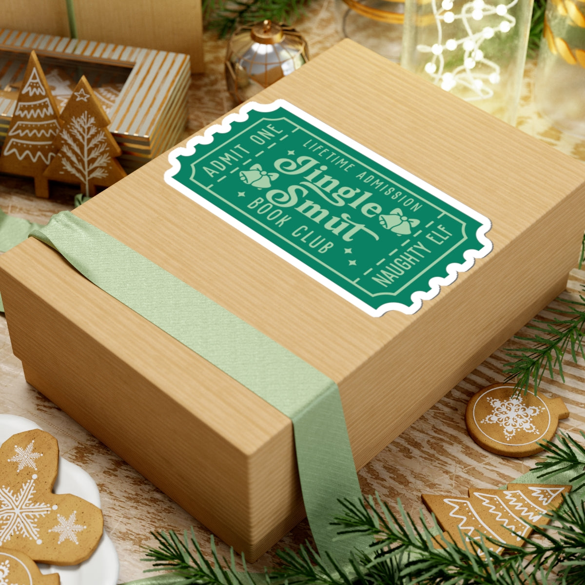 Jingle Smut Book Club Ticket Kiss-Cut Stickers (AVAILABLE ONLINE ONLY)