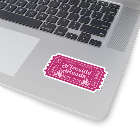 Fireside Reads Book Club Ticket Kiss-Cut Stickers (AVAILABLE ONLINE ONLY)
