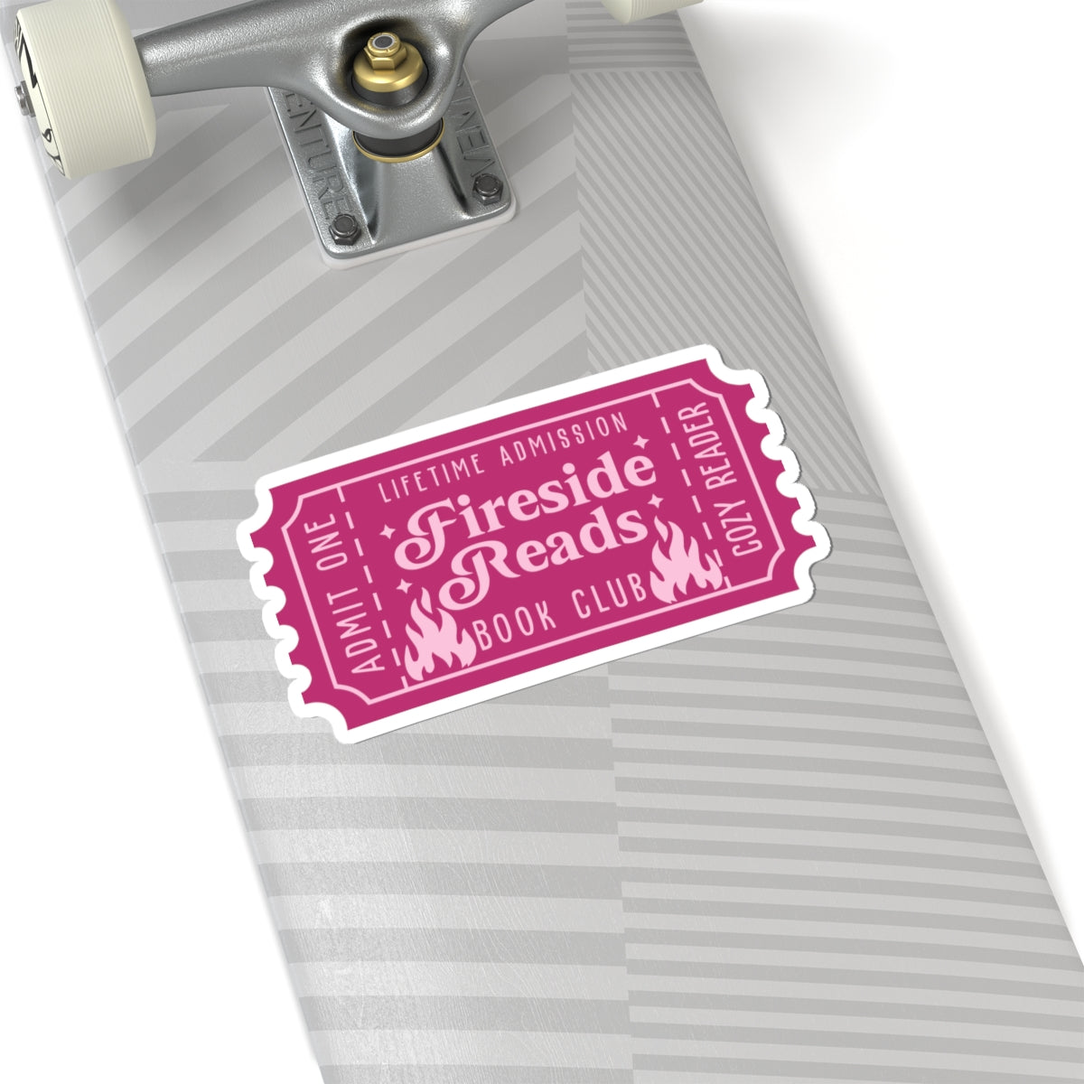 Fireside Reads Book Club Ticket Kiss-Cut Stickers (AVAILABLE ONLINE ONLY)