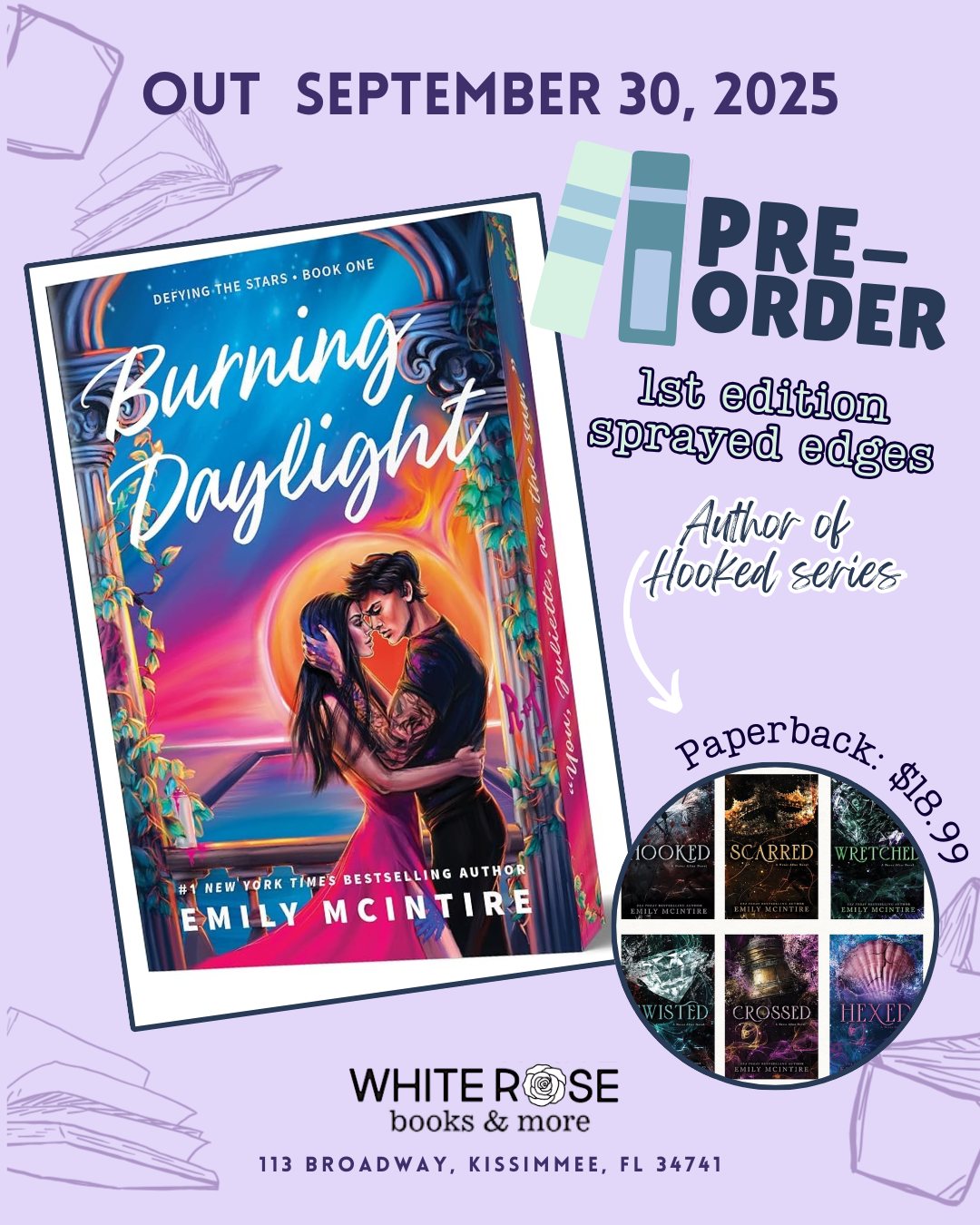 PREORDER: Burning Daylight (Deluxe Edition) (Defying the Stars, 1) by Emily McIntire
