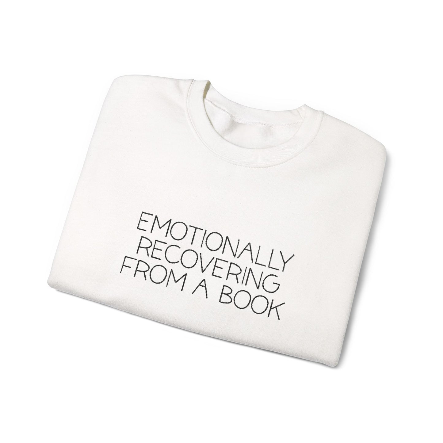 Emotionally Recovering from a Book Unisex Heavy Blend™ Crewneck Sweatshirt