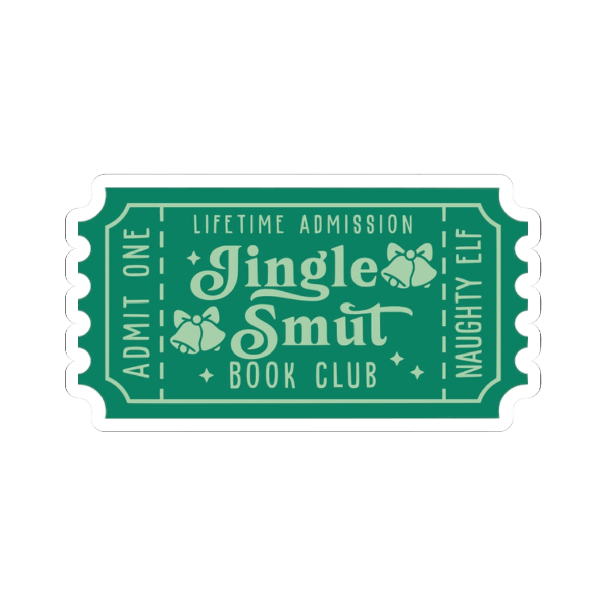 Jingle Smut Book Club Ticket Kiss-Cut Stickers (AVAILABLE ONLINE ONLY)