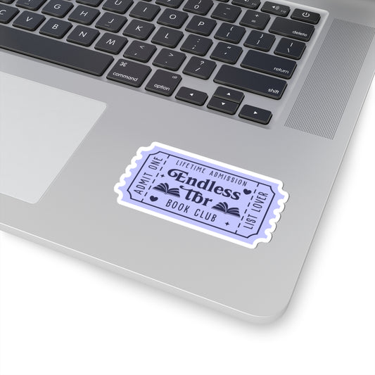 Endless TBR Book Club Ticket Kiss-Cut Stickers (AVAILABLE ONLINE ONLY)