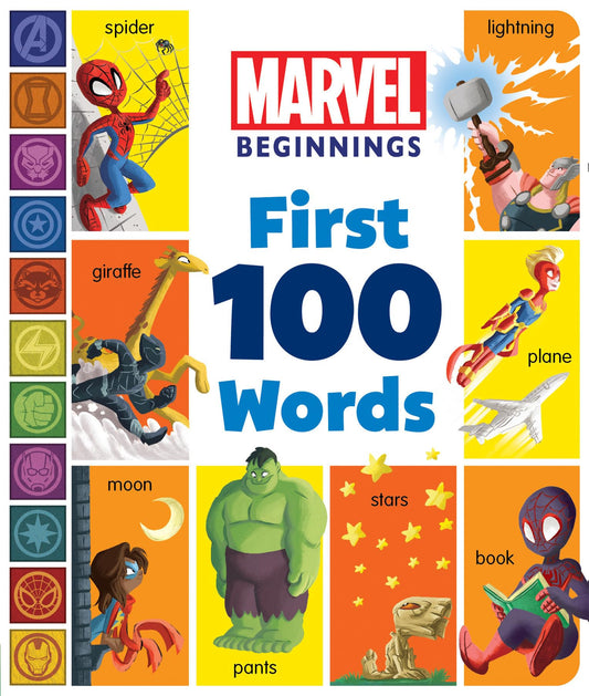 Marvel Beginnings: First 100 Words  by Sheila Sweeny Higginson
