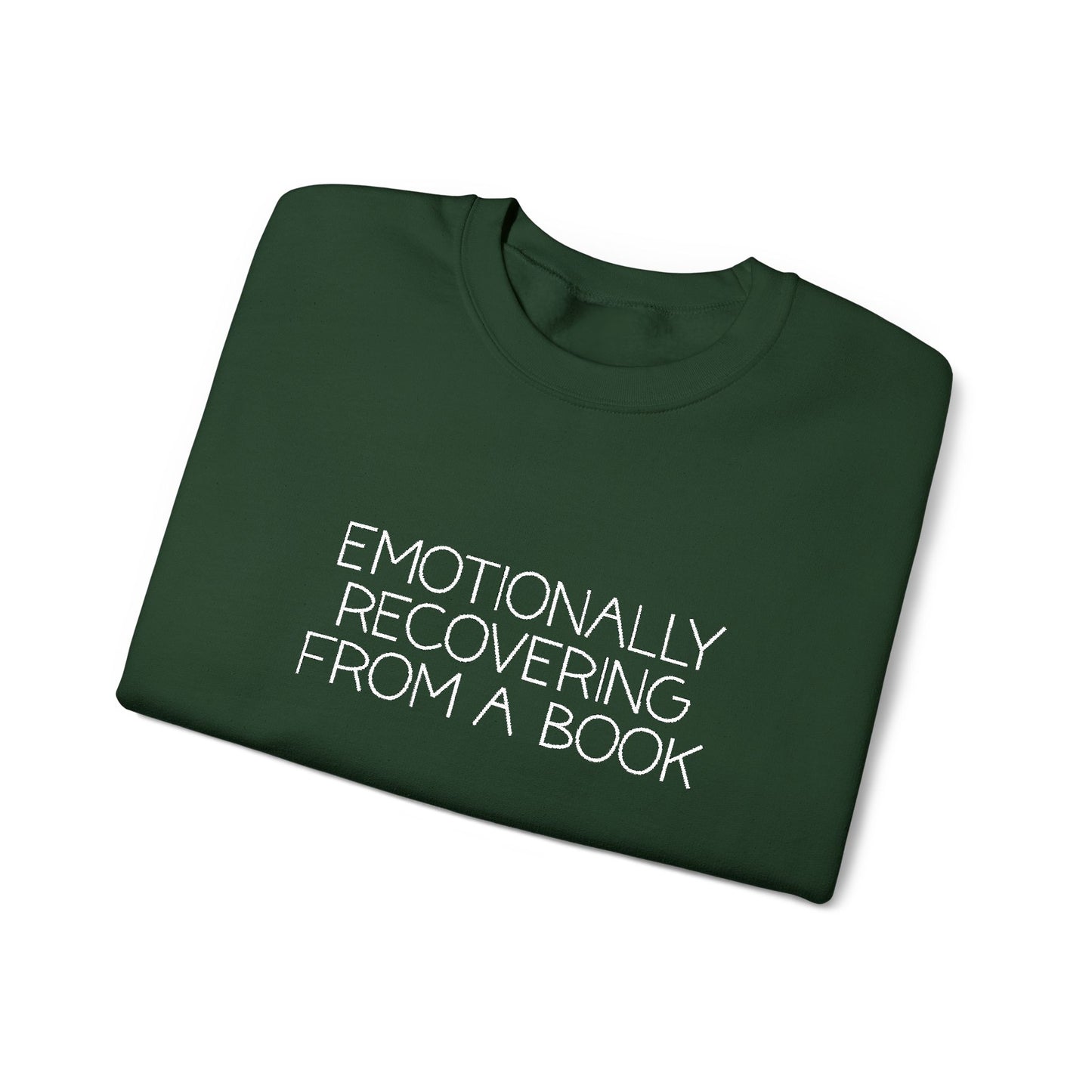 Emotionally Recovering From a Book Unisex Heavy Blend™ Crewneck Sweatshirt