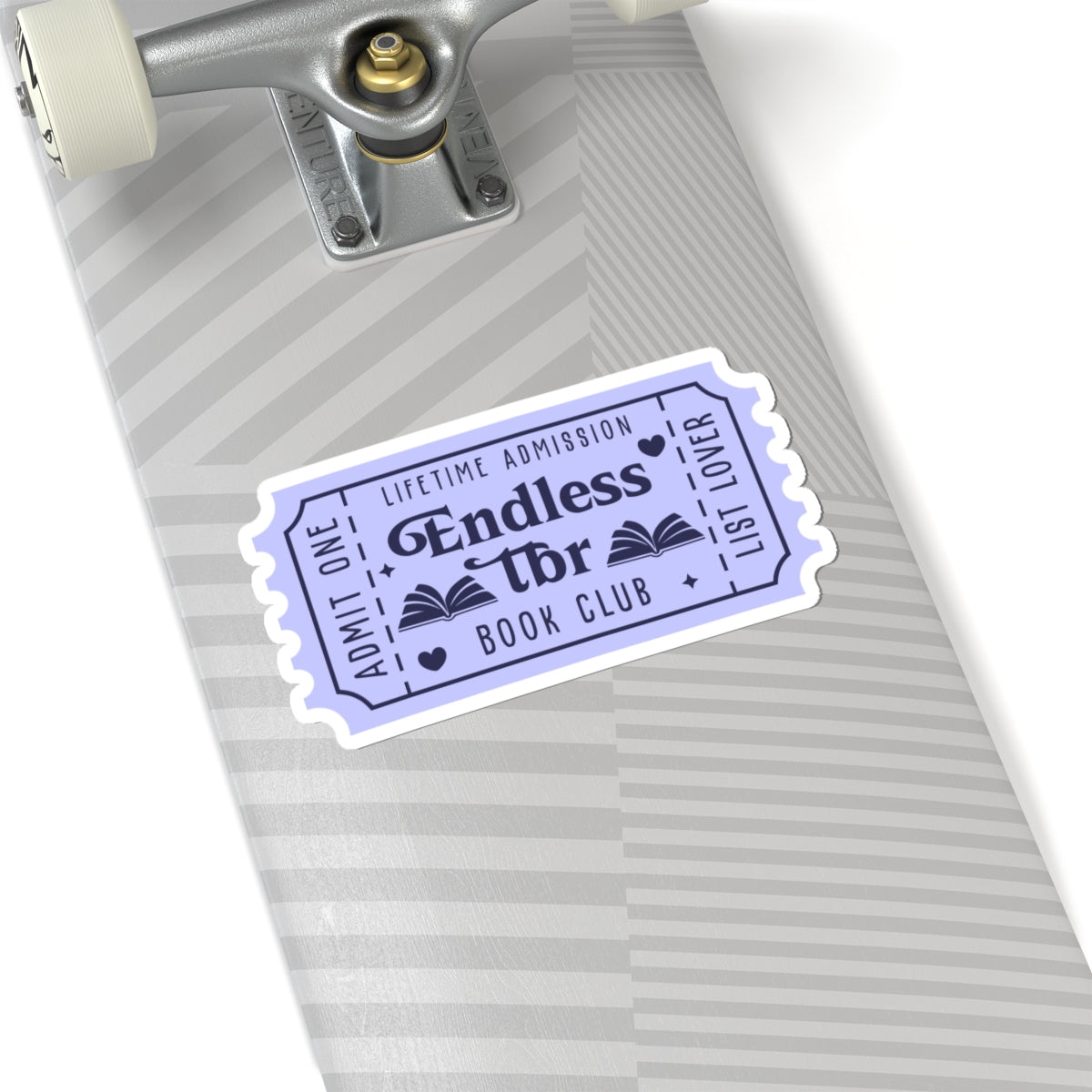 Endless TBR Book Club Ticket Kiss-Cut Stickers (AVAILABLE ONLINE ONLY)