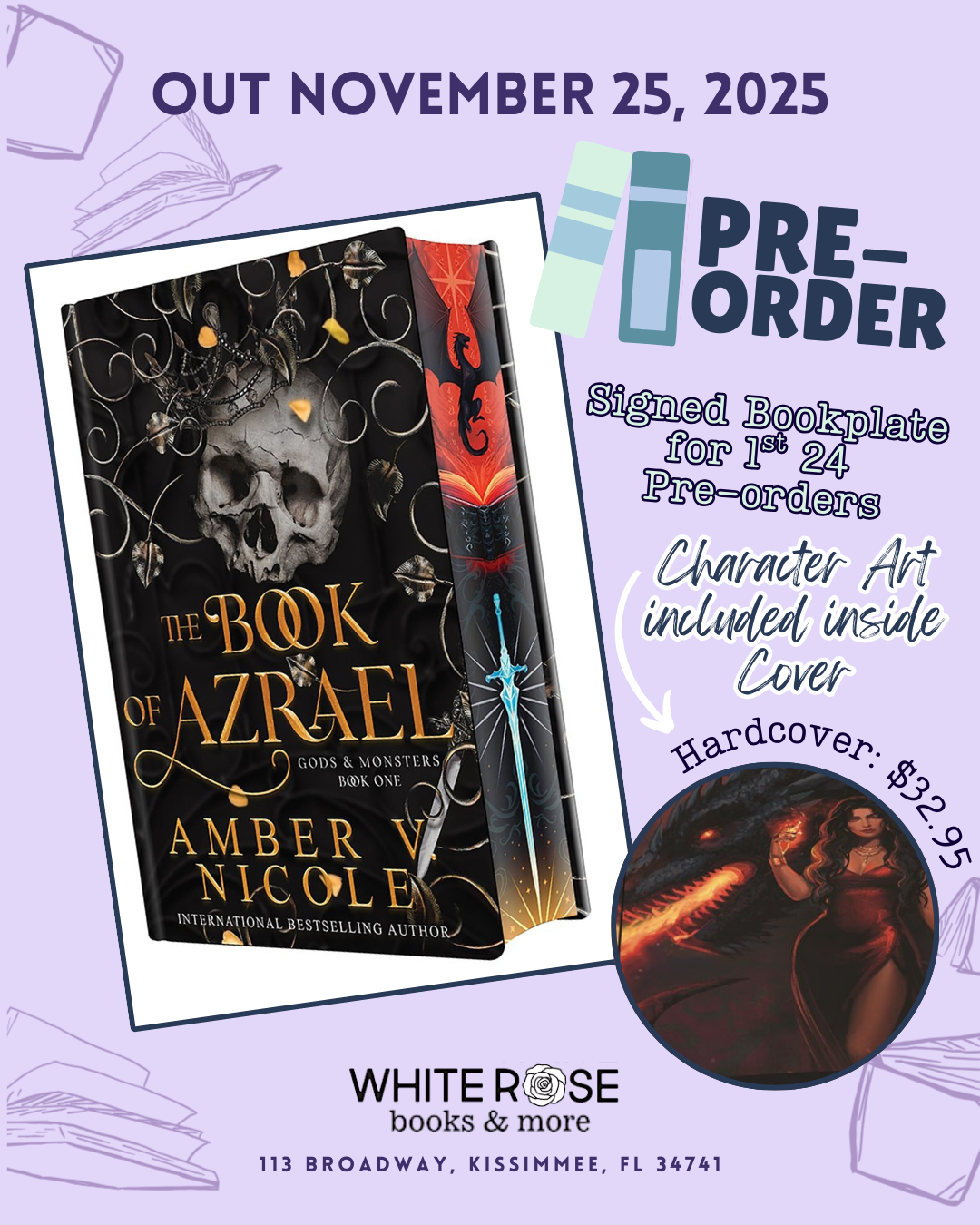 Pre-Order: The Book of Azrael: Deluxe Limited Edition by Amber V. Nicole