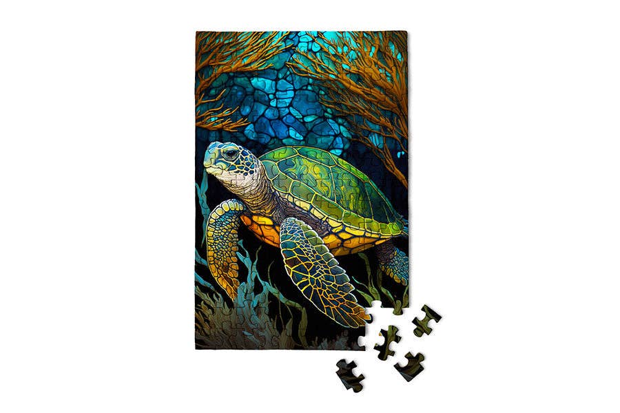 Micro Puzzles - Sea Turtle - Marine Life for Outdoor Adventure