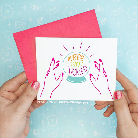 Colette Paperie - Donald Trump Fucked Funny Greeting Card