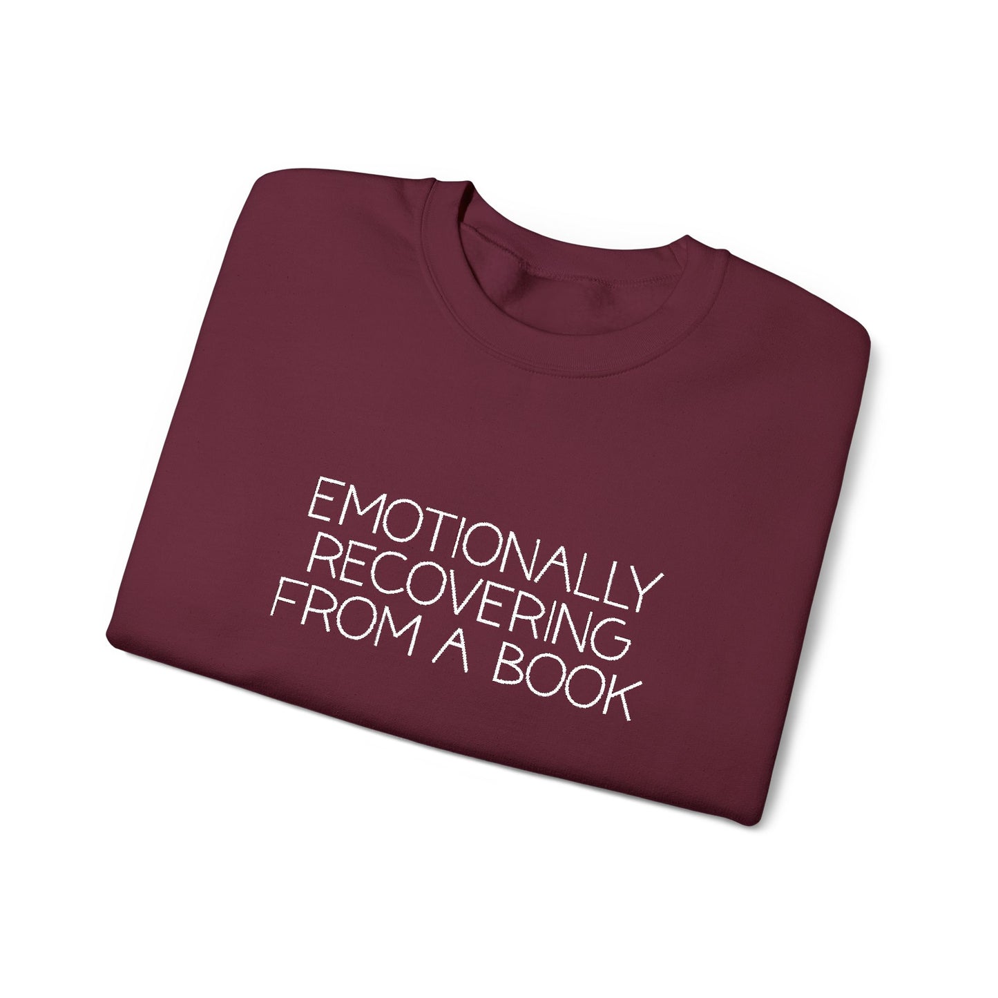 Emotionally Recovering From a Book Unisex Heavy Blend™ Crewneck Sweatshirt