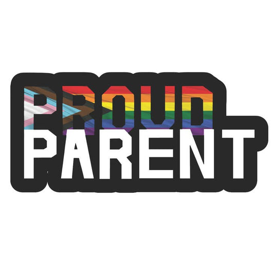 Proud Parent Waterproof and Weatherproof Vinyl Sticker