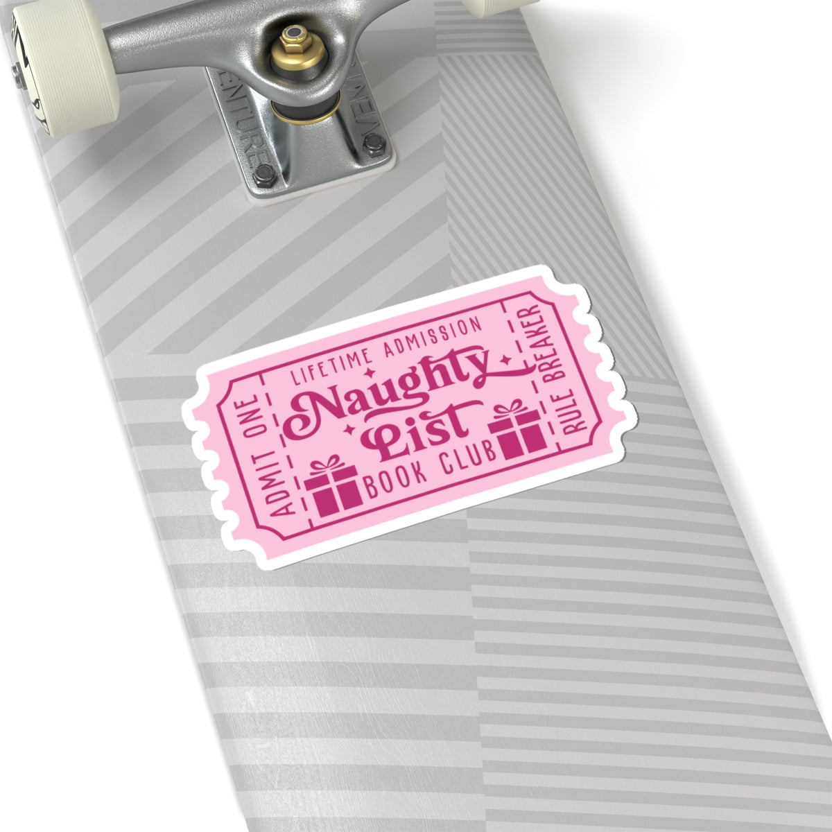 Naughty List Book Club Ticket Kiss-Cut Stickers (AVAILABLE ONLINE ONLY)