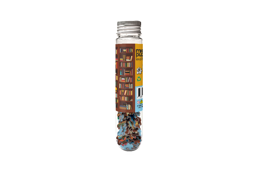 Micro Puzzles - Bookcase Mini jigsaw puzzle teacher appreciation gift