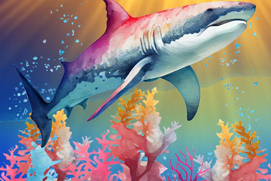 Micro Puzzles - Shark Reef - Marine Life Underwater Fun