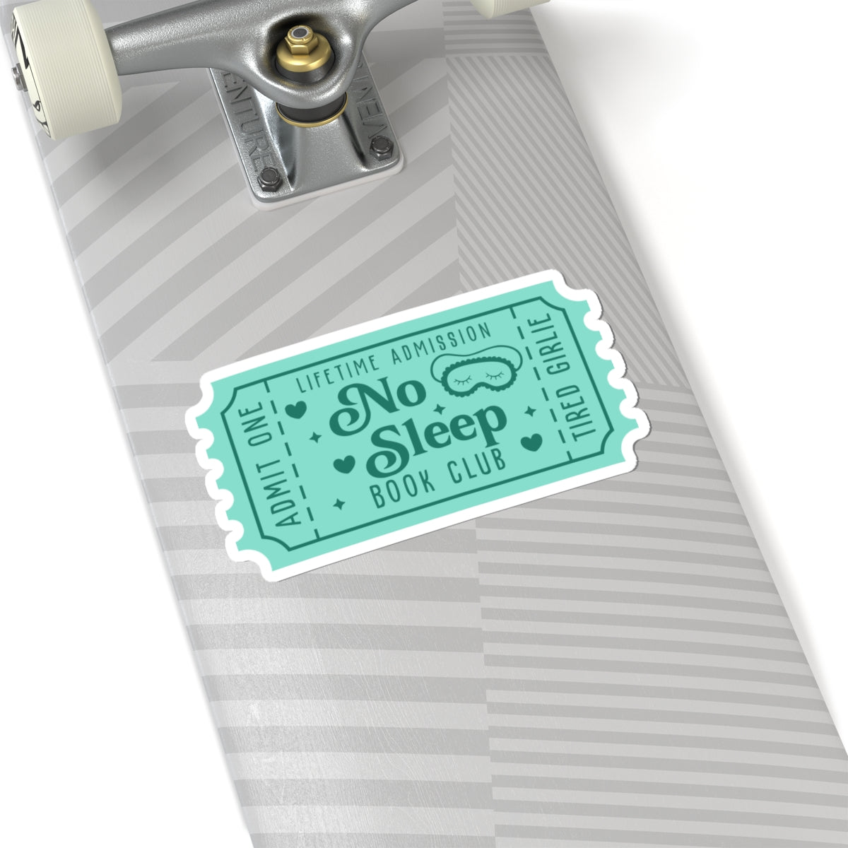 No Sleep Book Club Ticket Kiss-Cut Stickers (AVAILABLE ONLINE ONLY)