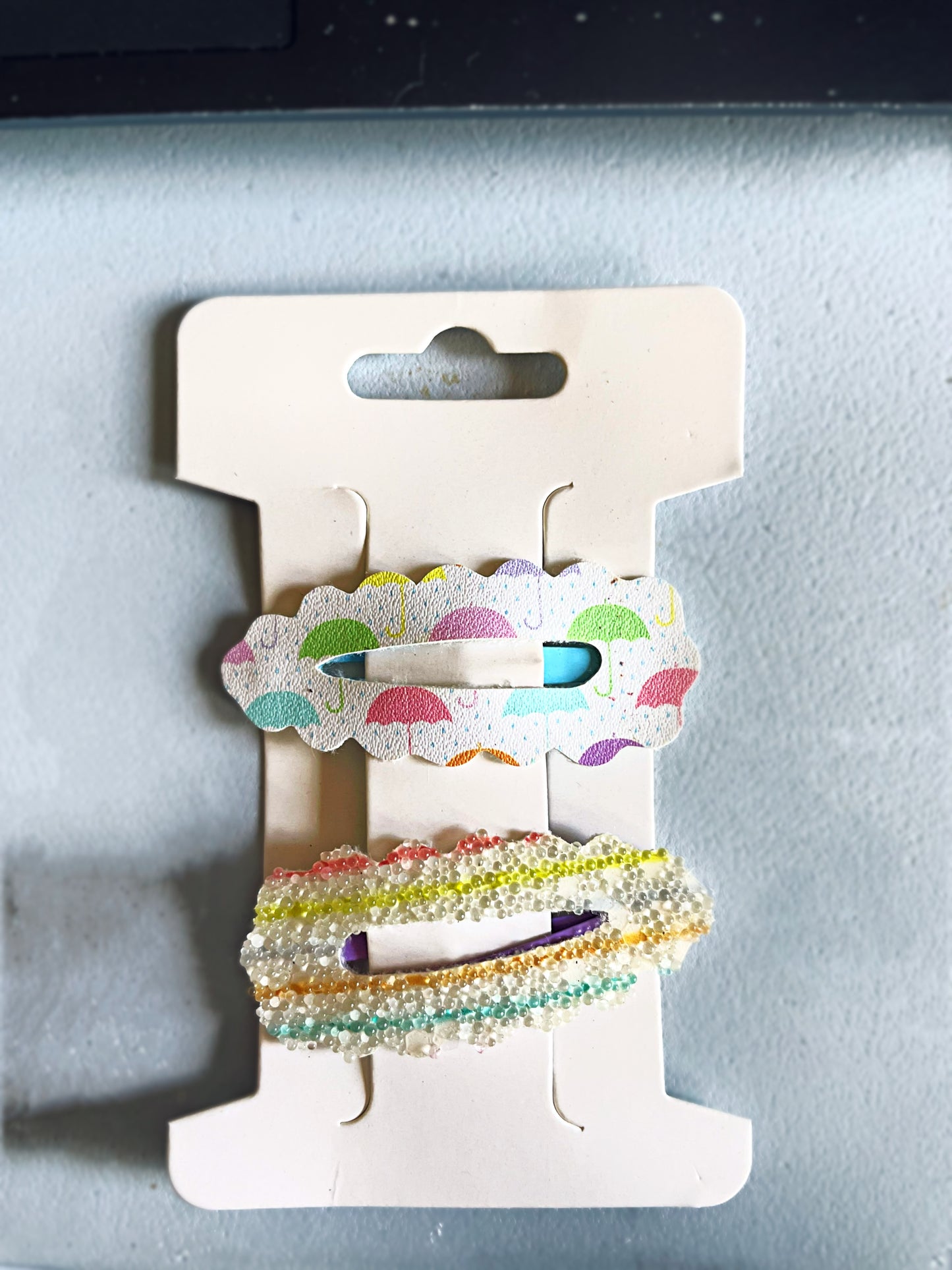 Pastel Rain Shower Snap Clip Sets | Handmade Hair Accessories | Spring Inspired Hair Clips
